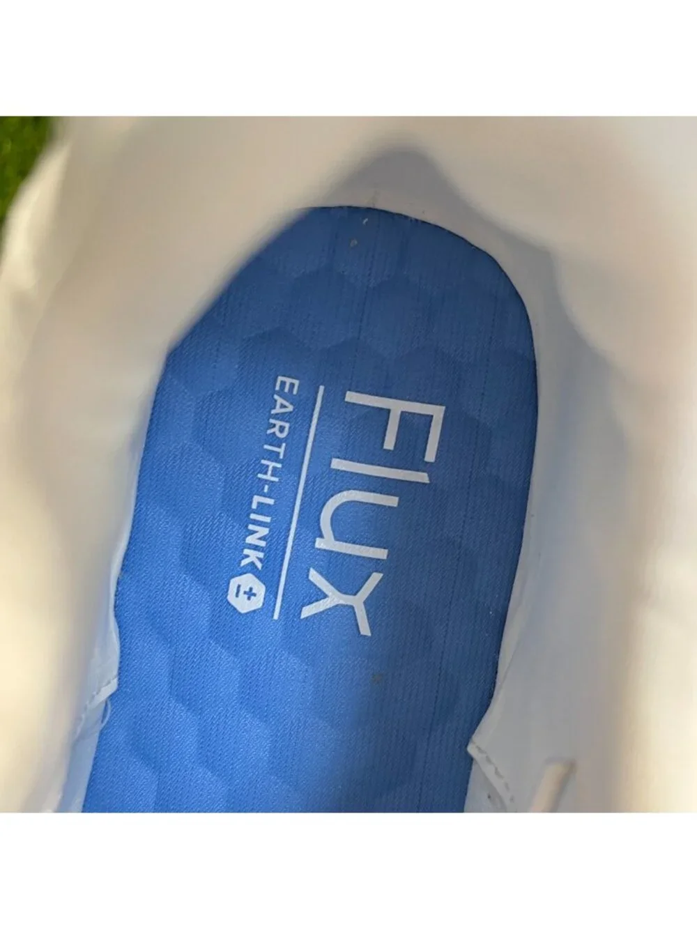 Flux Footwear Adapt Leather Trainer White Mens Size 10 Athletic Shoes Sneakers